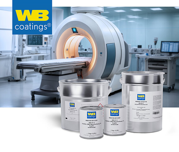 Water-based coating systems for the medical technology sector