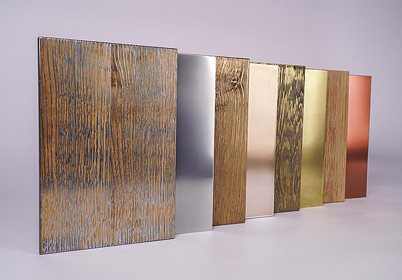 Wood samples Rosner Decorative Metal